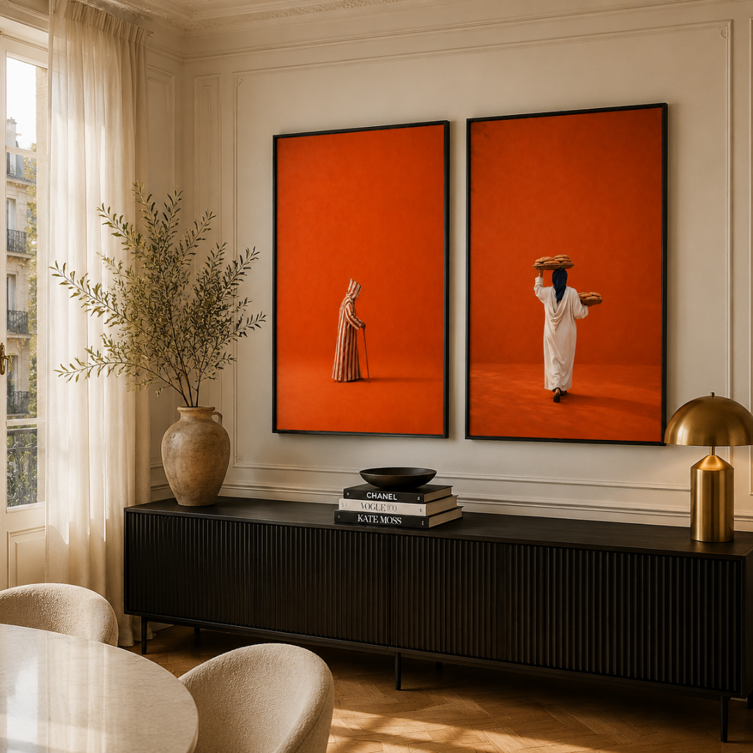 Moroccan Art Duo - Terracota vie