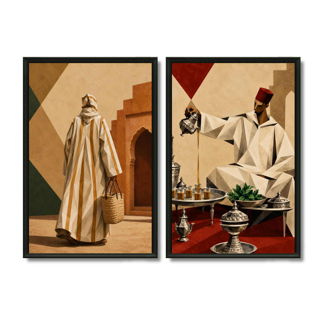Moroccan Art Duo - Duo Géométrique