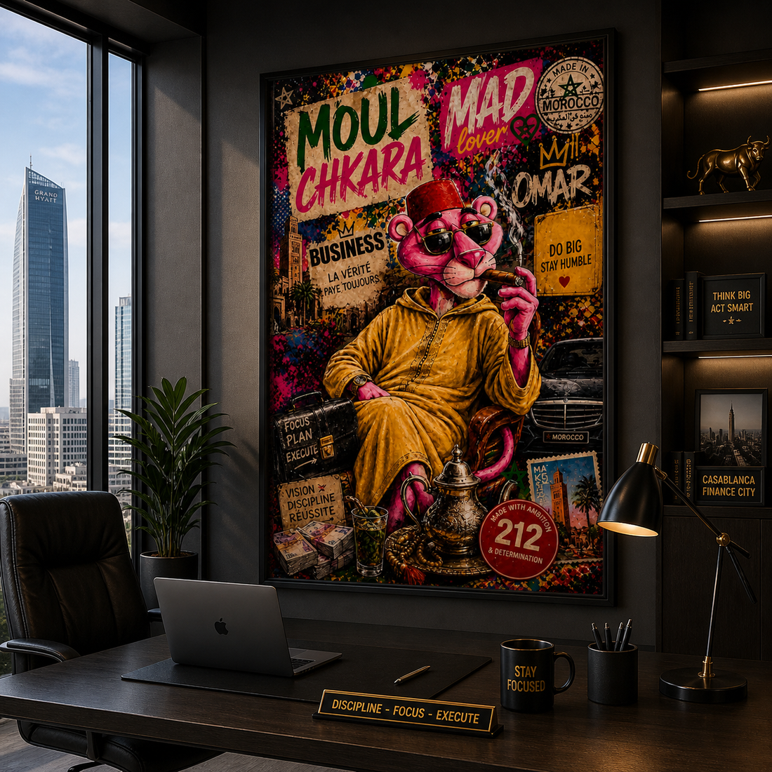 KOLORS artwork room mockup