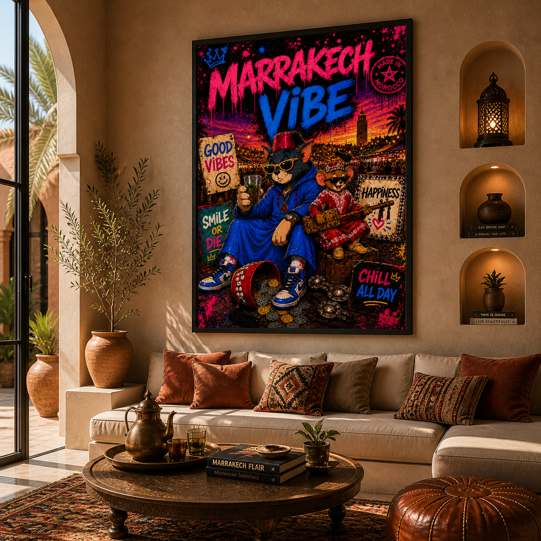 KOLORS artwork room mockup