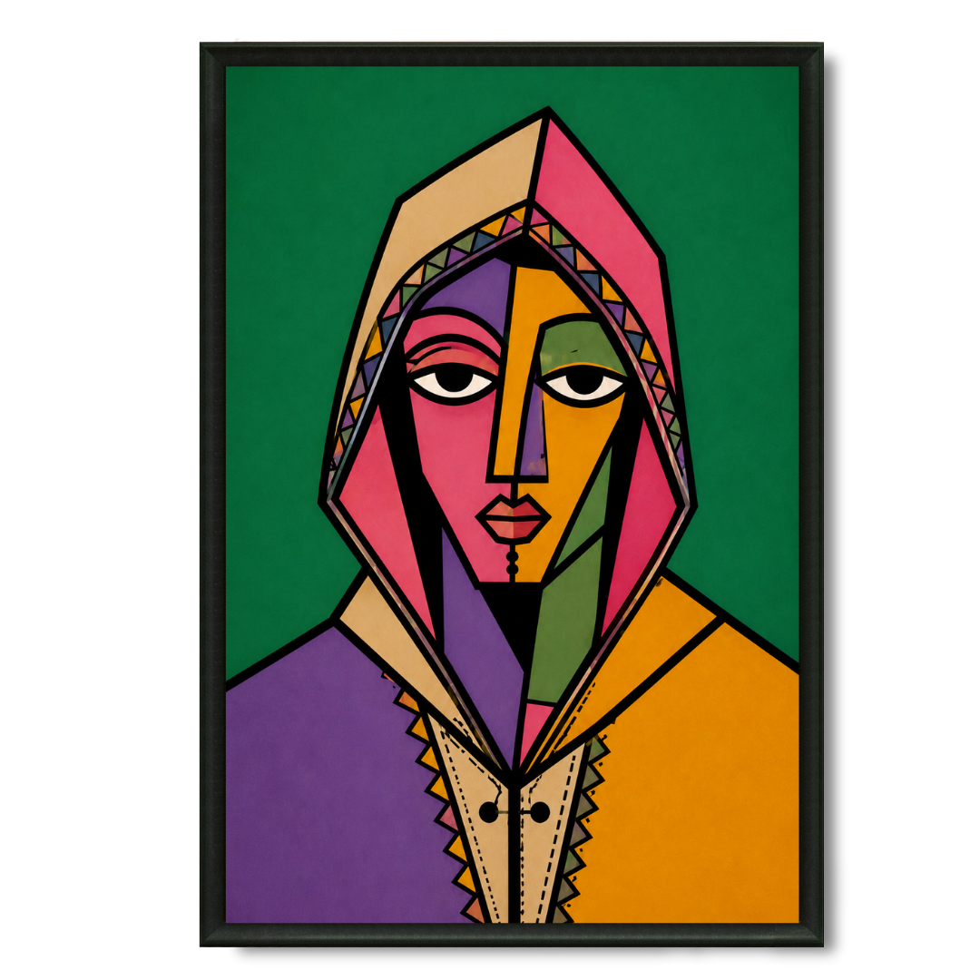 Moroccan Art - Masque Vert
