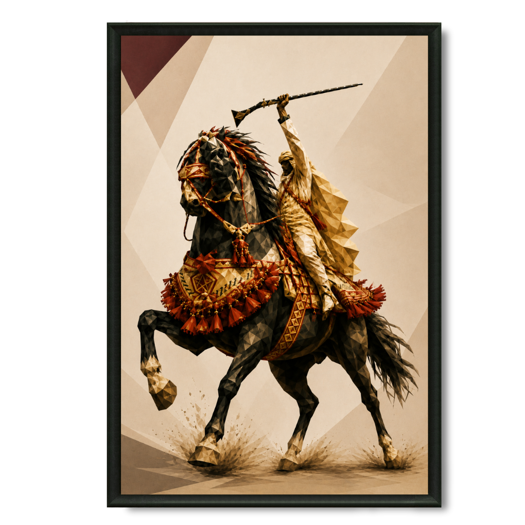 Moroccan Art - Tbourida Homme Géométrique