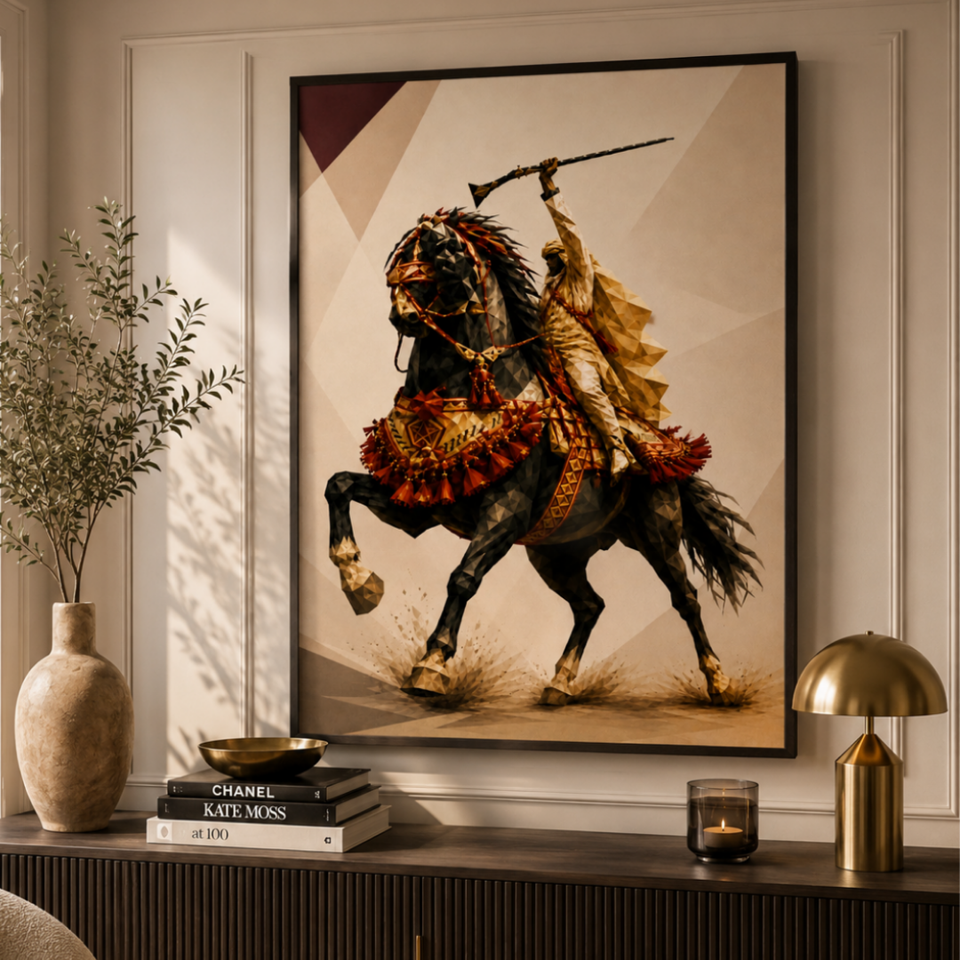 Moroccan Art - Tbourida Homme Géométrique