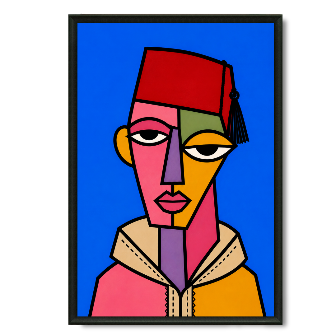 Moroccan Art - Masque Bleu