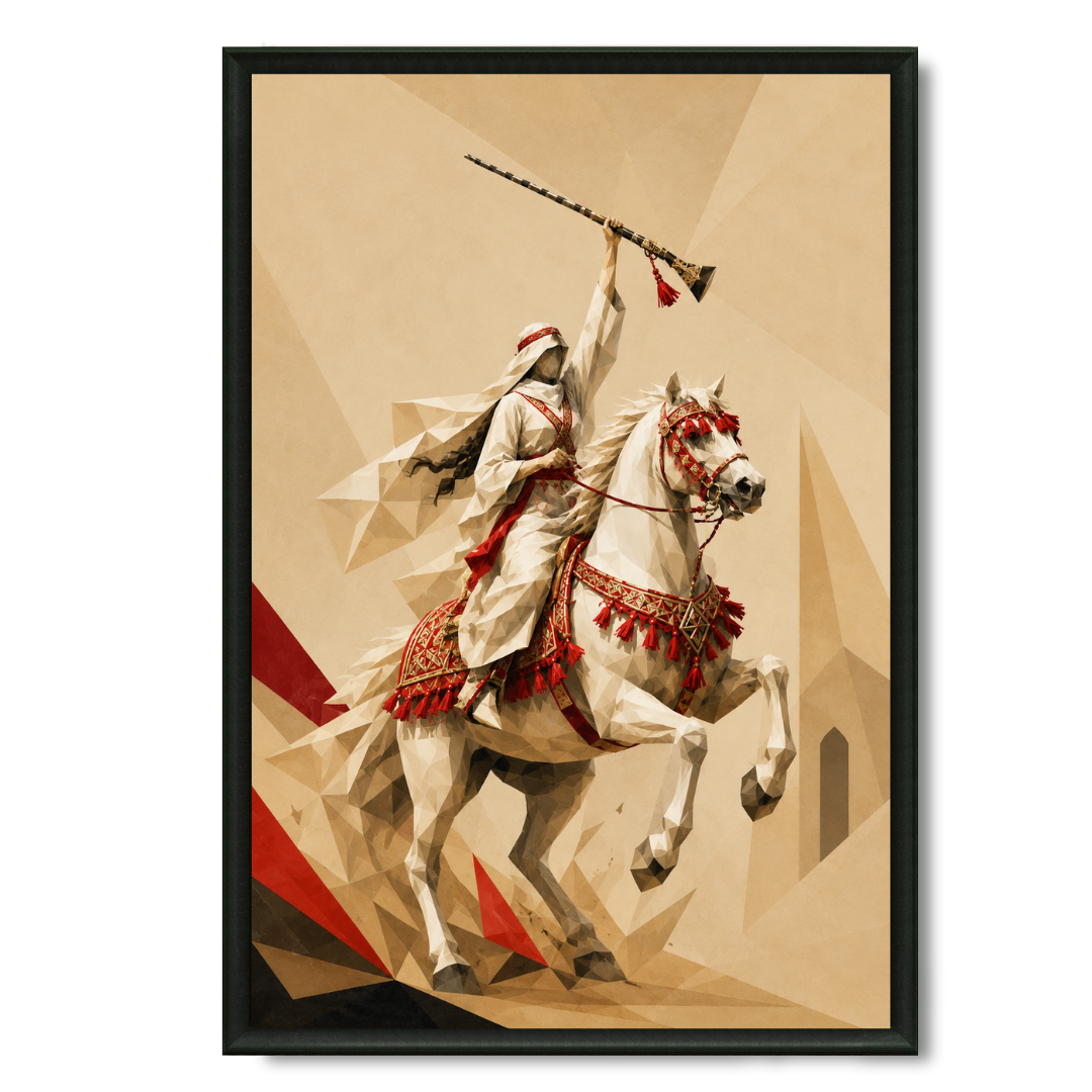 Moroccan Art - Tbourida Femme Géométrique