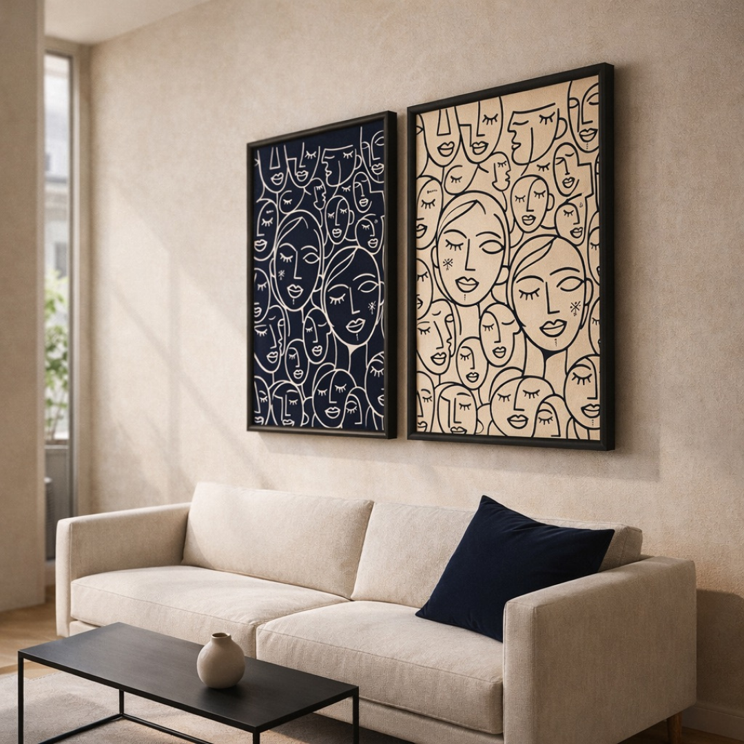 KOLORS artwork room mockup