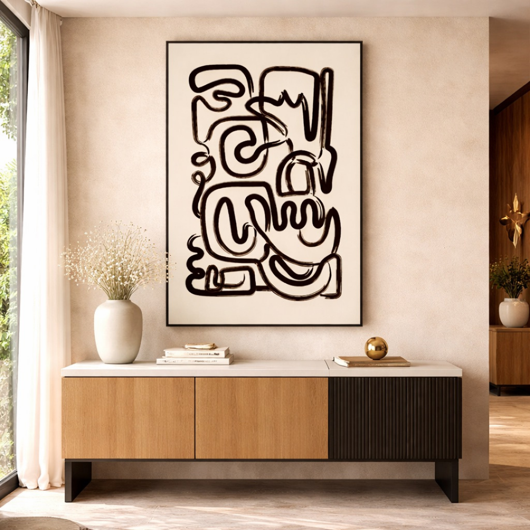 KOLORS artwork room mockup