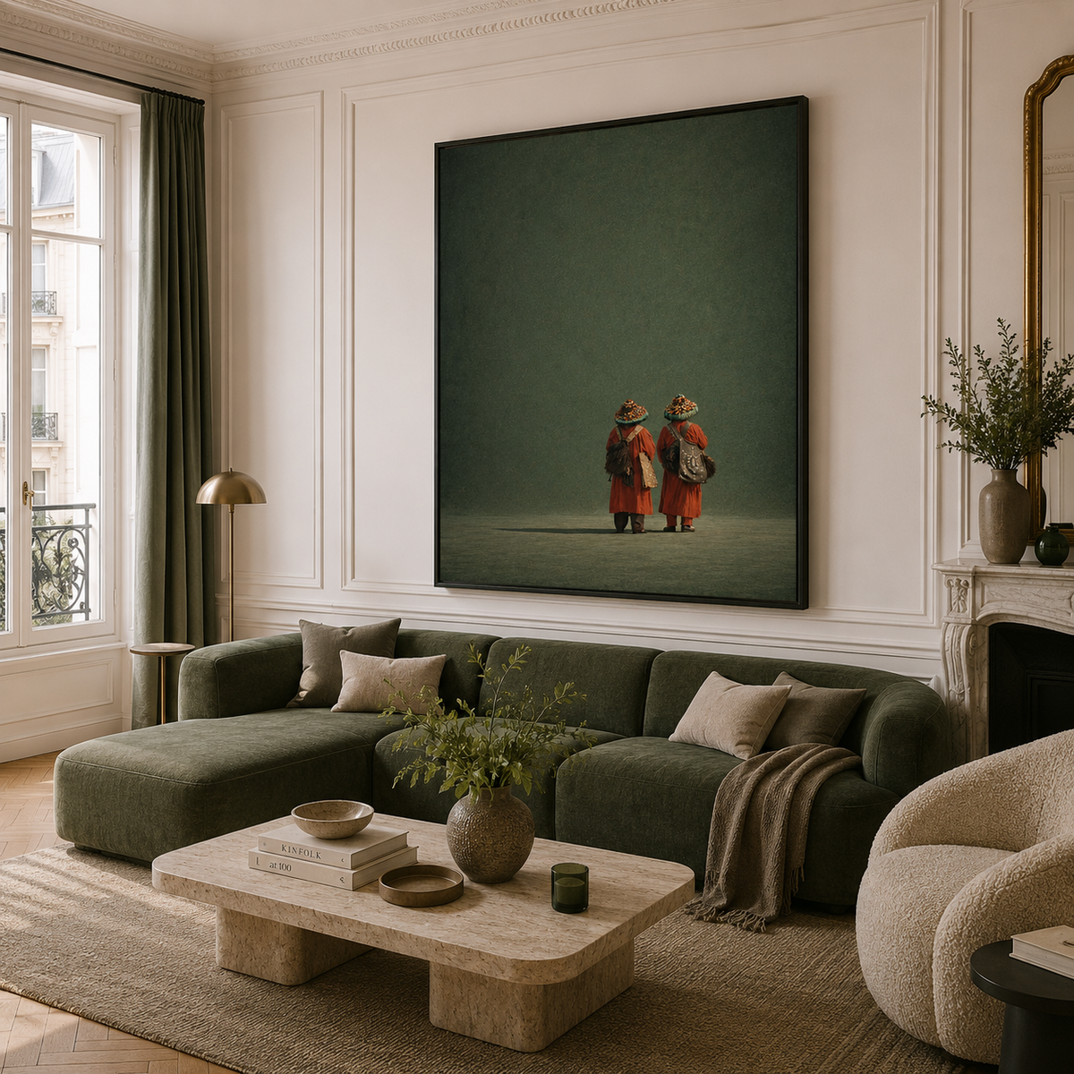 KOLORS artwork room mockup