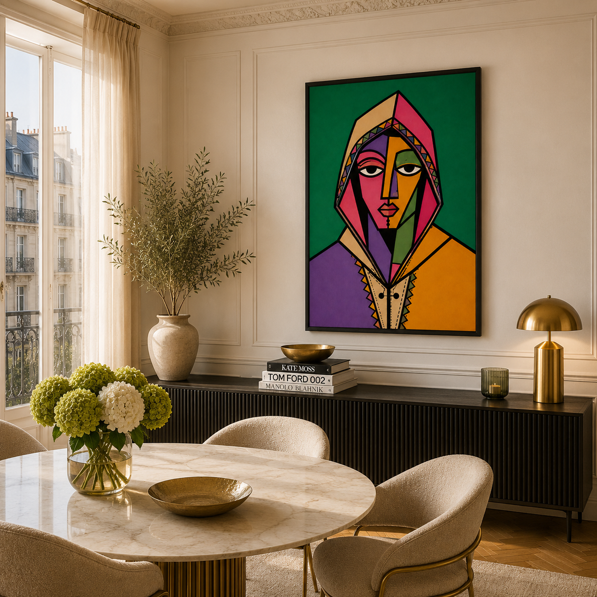 Moroccan Art - Masque Vert
