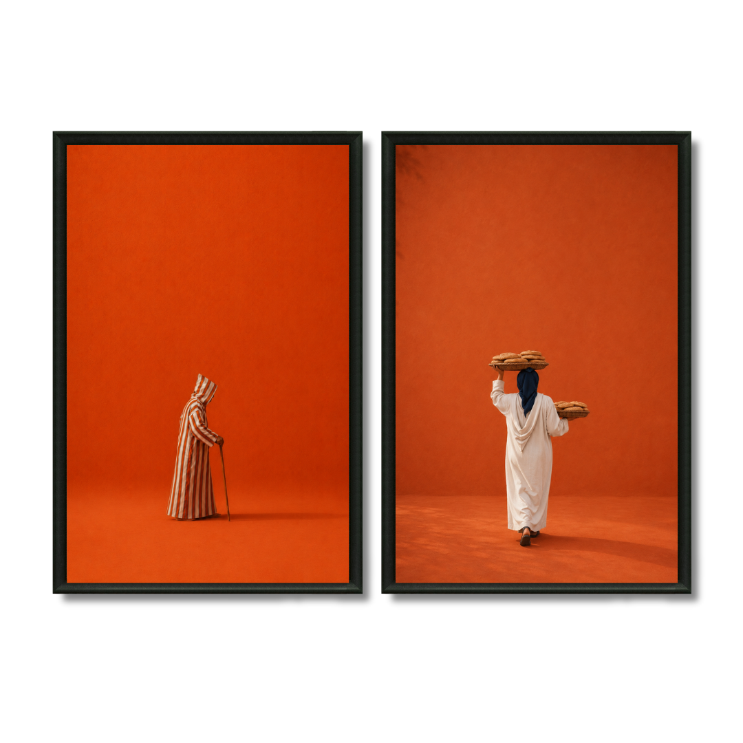Moroccan Art Duo - Terracota vie