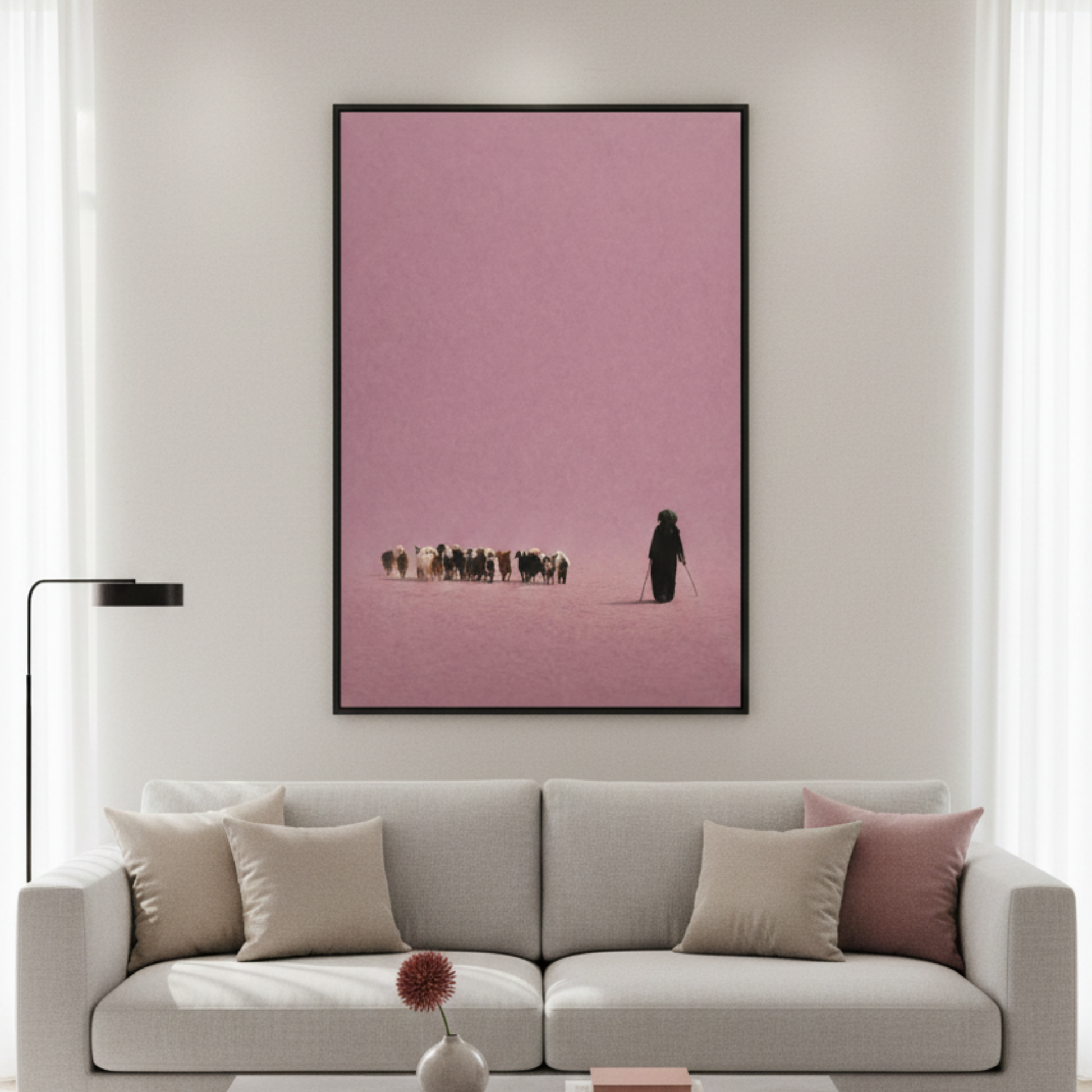 KOLORS artwork room mockup