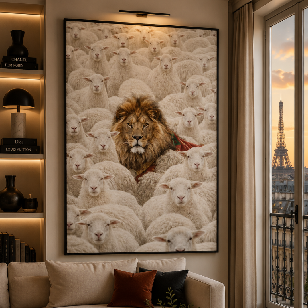 KOLORS artwork room mockup
