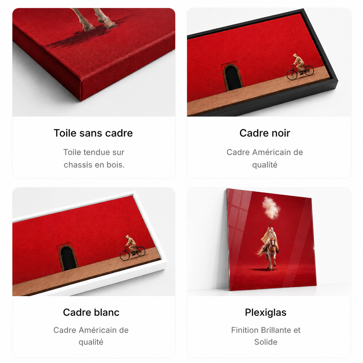 Duo Tableaux marocains Hospitalité & L’amour marocain – 2xM : 60x40cm, Tableau en toile, Pas de cadre