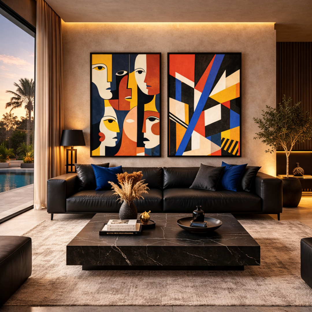 KOLORS artwork room mockup