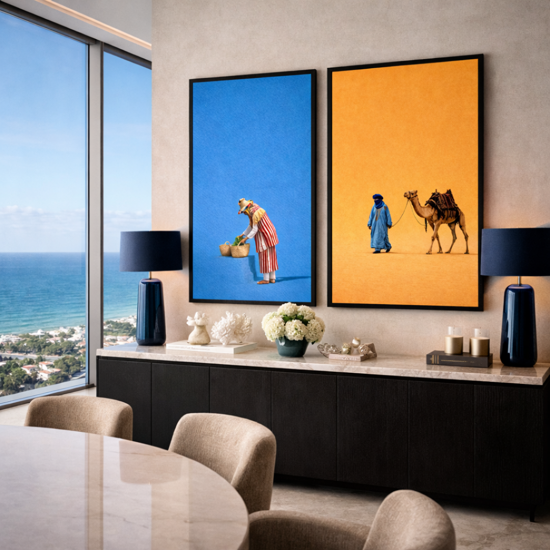 KOLORS artwork room mockup