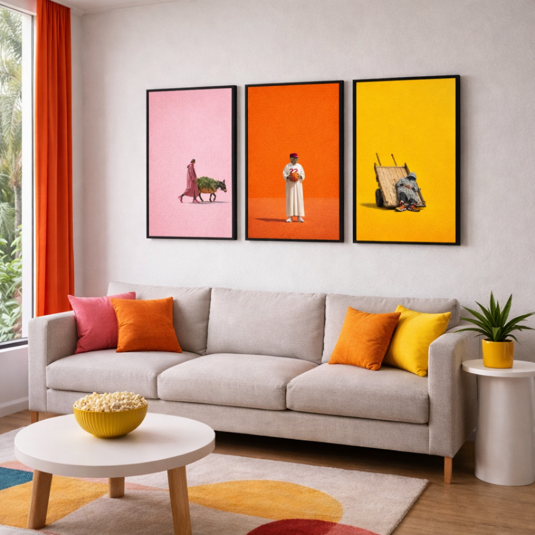 KOLORS artwork room mockup
