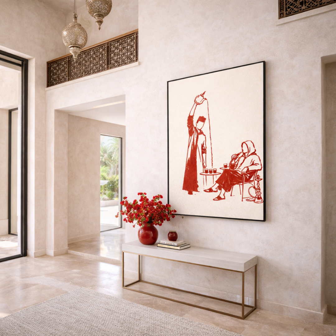 KOLORS artwork room mockup