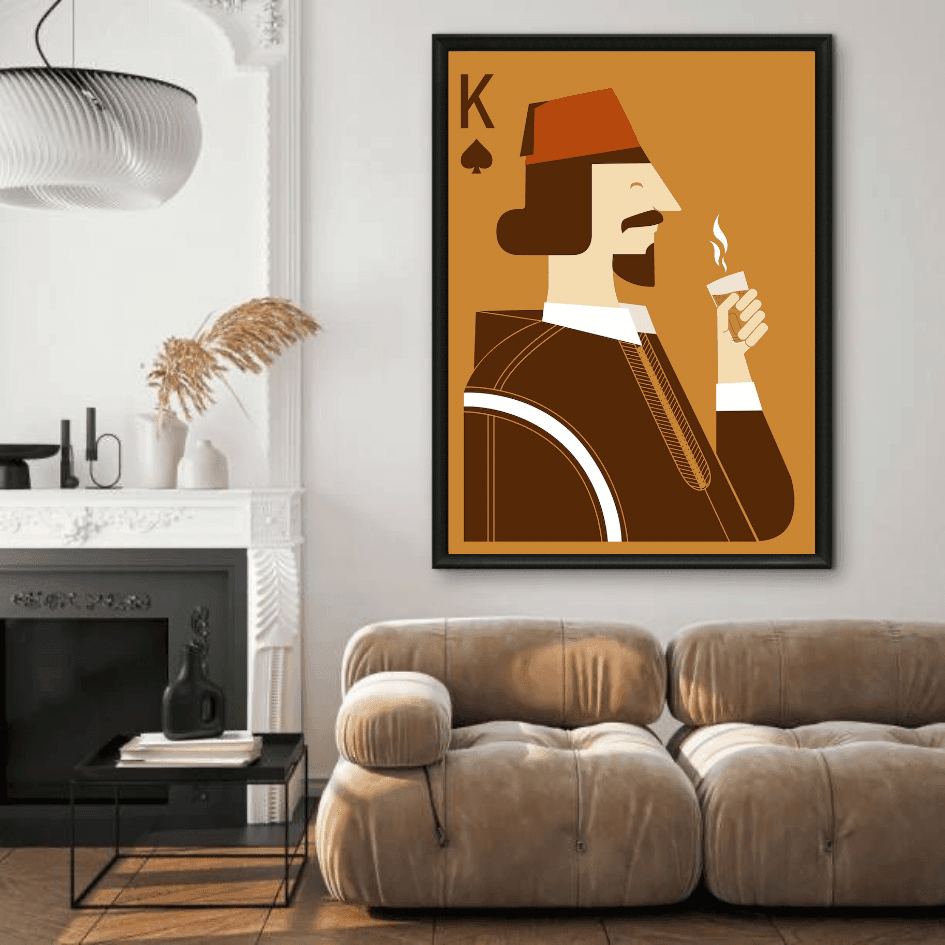 KOLORS artwork room mockup