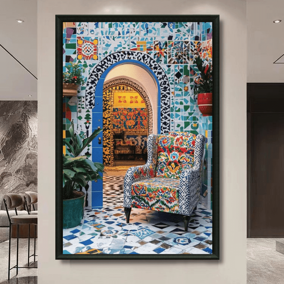 KOLORS artwork room mockup