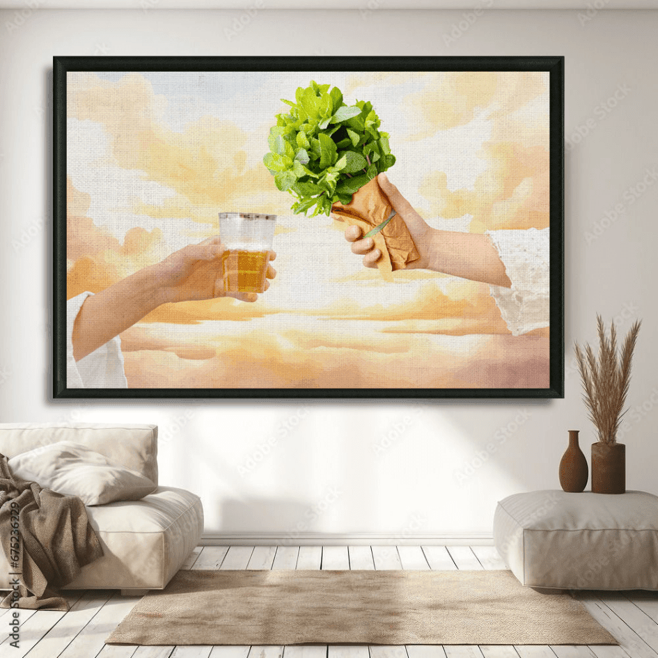 KOLORS artwork room mockup