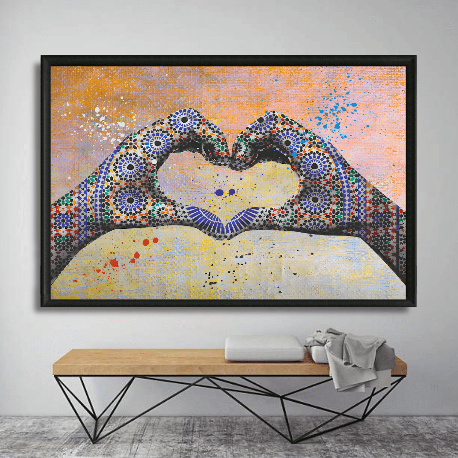 KOLORS artwork room mockup