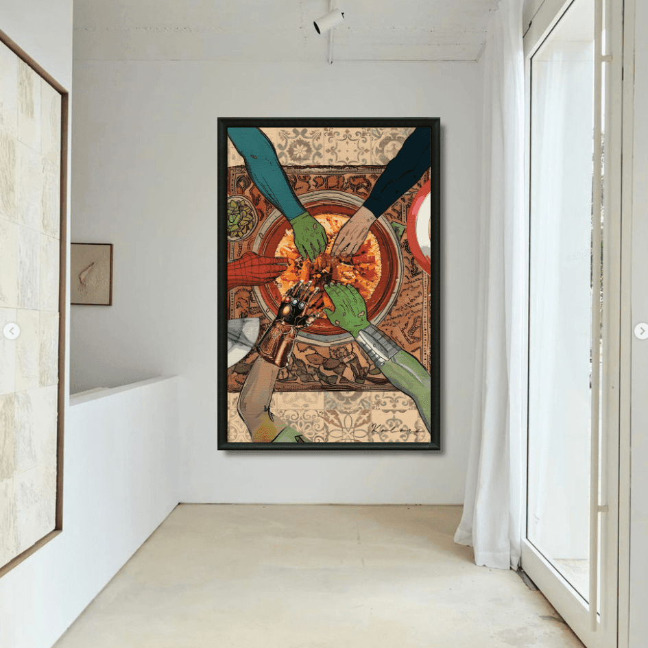 KOLORS artwork room mockup