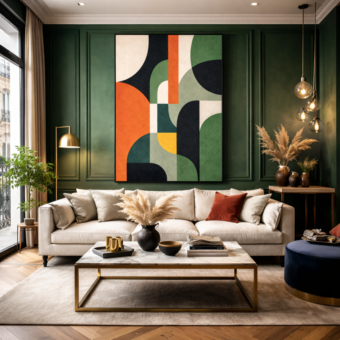 KOLORS artwork room mockup